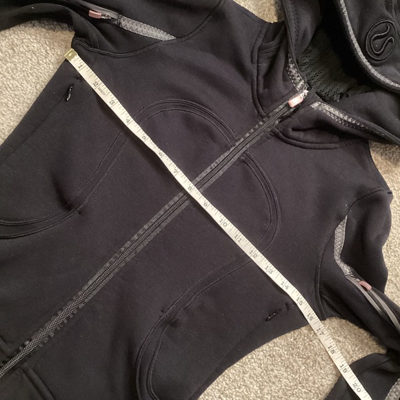Lululemon Uba Hoodie SPECIAL EDITION *Reflective Black Jacket Soft Fleece Small - Picture 14 of 16